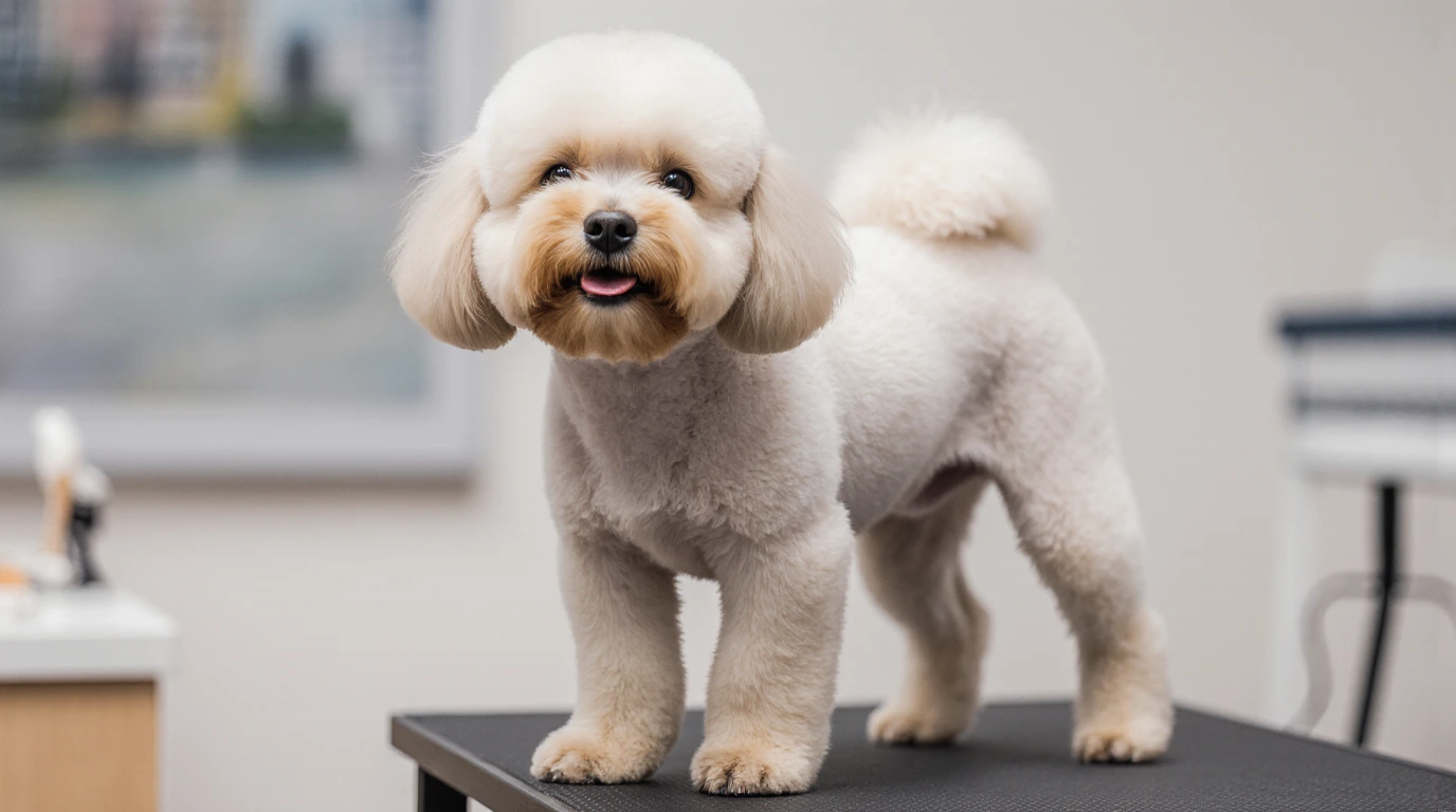 Pet grooming after transformation